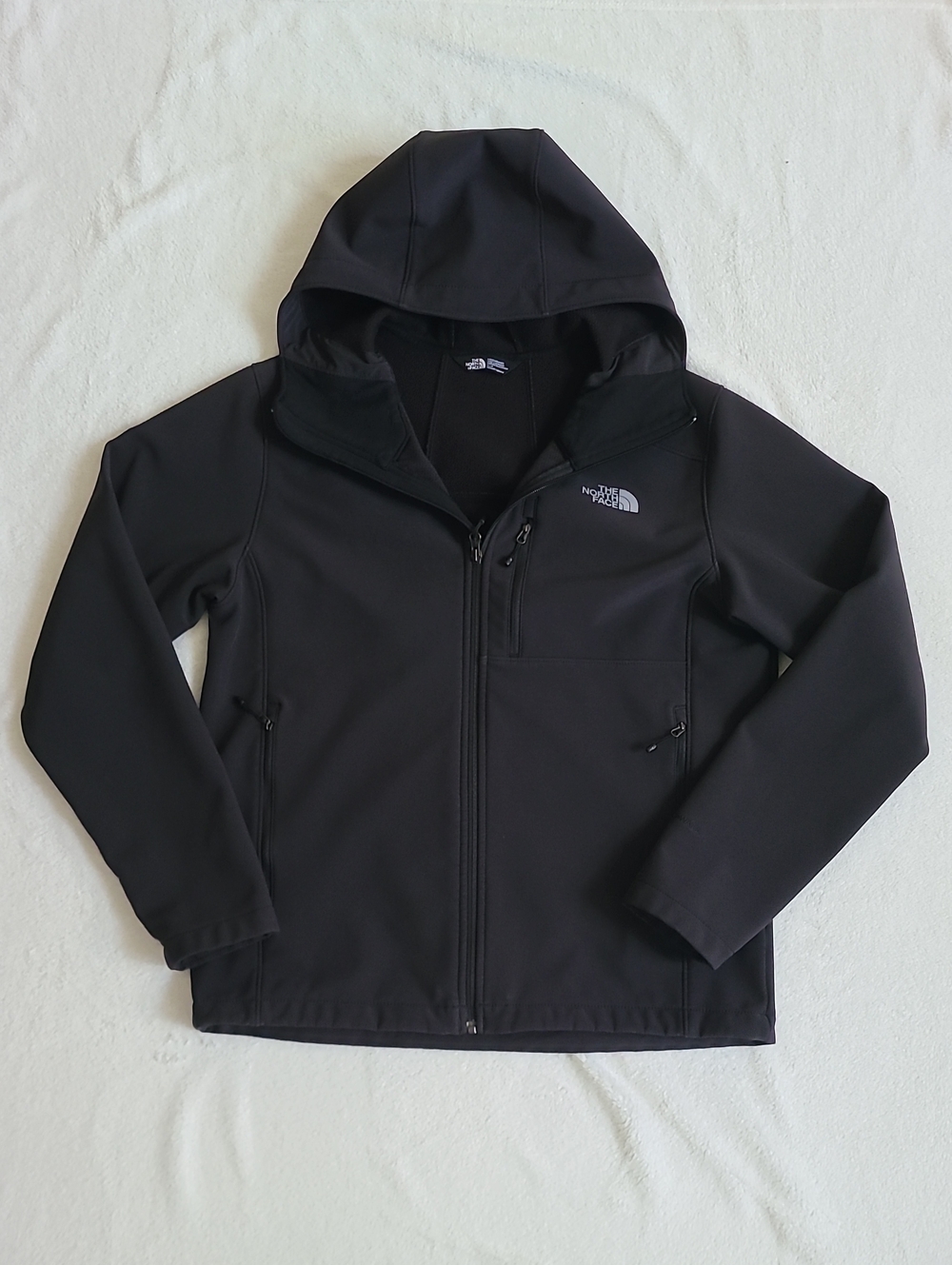The North Face Windwal Black Hooded Softshell Jacket Men's Medium Gorpcore